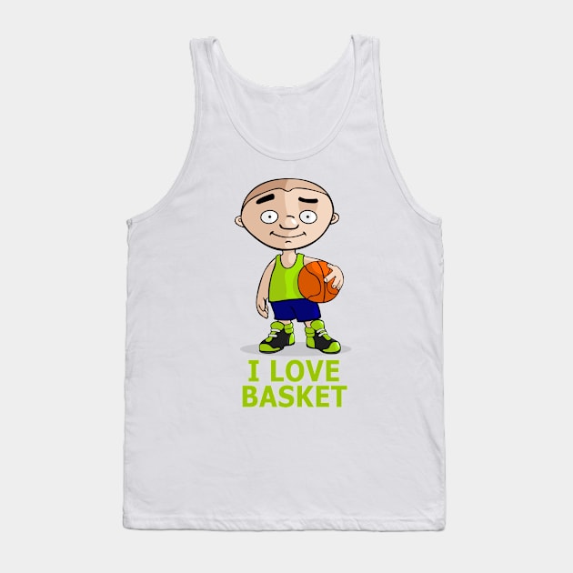 I love Basket Tank Top by JORDYGRAPH